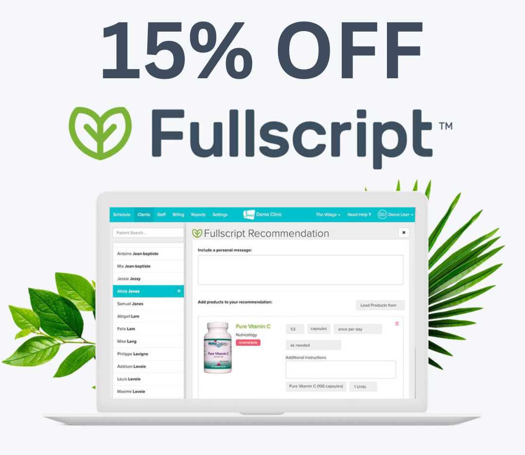 Breck Patients receive 15% off Fullscript.